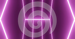 Render with purple vertical neon lines