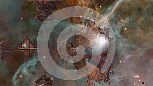 Rendered Fractale galaxy