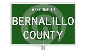 Highway sign for Bernalillo County photo
