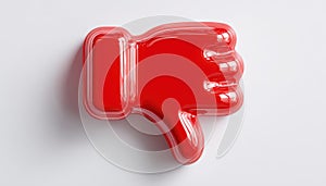 Rendering Of A Dislike Button
