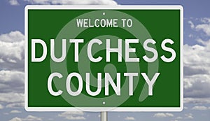 Road sign for Dutchess County photo