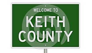 Road sign for Keith County photo
