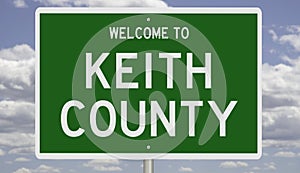Road sign for Keith County photo
