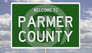 Road sign for Parmer County photo