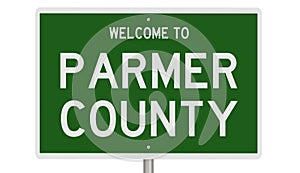 Road sign for Parmer County photo