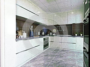 Rendering kitchen room