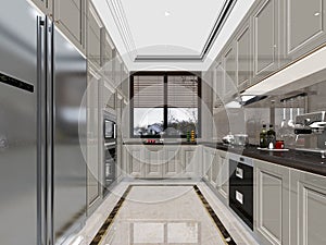 Rendering kitchen room