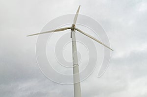 Renewable alternative clean wind energy produced by wind generators