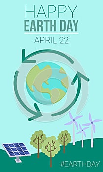 Renewable energies and happy earth day