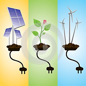 Renewable energy concept