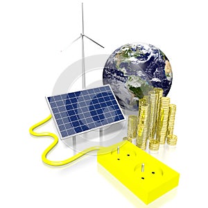 Renewable energy concept