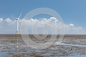 Renewable energy landscape of wind farm