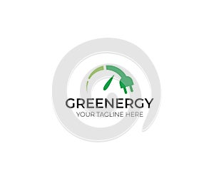 Renewable Energy Logo Template. Green Energy Vector Design