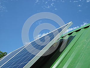 Renewable energy - photovoltaic cells - solar panels for domestic use