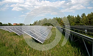 Renewable energy: solar panels