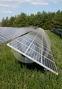 Renewable energy: solar panels