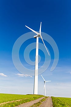 Renewable energy by wind turbine