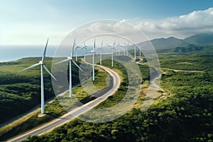 Renewable Energy, Wind Turbine Fields for Electricity Generation