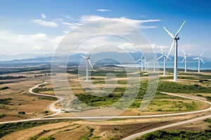 Renewable Energy, Wind Turbine Fields for Electricity Generation