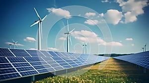 Renewable Energy: Wind Turbines and Solar Panels