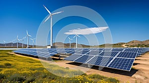Renewable Energy: Wind Turbines and Solar Panels
