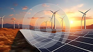 Renewable Energy: Wind Turbines and Solar Panels