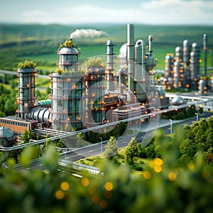 Renewable fuel vision Green hydrogen factory harnessing renewable resources