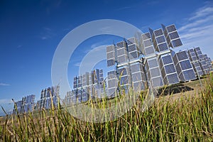 Renewable Green Energy Photovoltaic Solar Panels