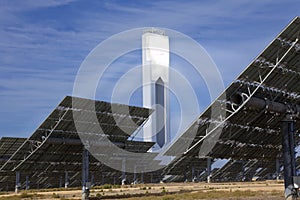 Renewable Green Energy Solar Tower & Mirror Panels