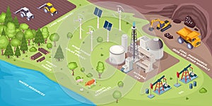 Renewable and nonrenewable green energy resources