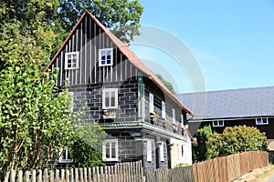 Renewed semi-timbered house photo