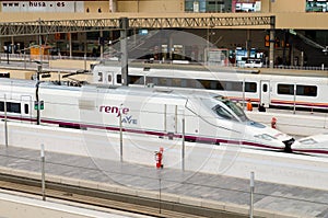 RENFE - AVE High speed train at Zaragoza