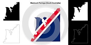 Renmark Paringa outline map