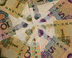 renminbi, yuan, chinese currency banknotes