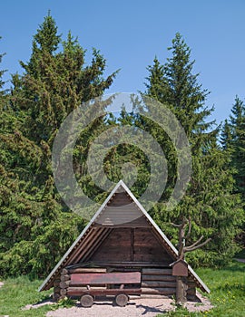 Rennsteig Hiking Trail,thuringian Forest,Thuringia,Germany photo