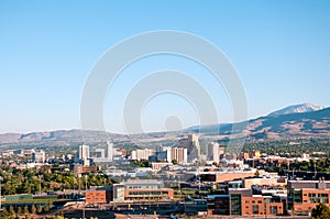 Reno Nevada Downtown Skyline