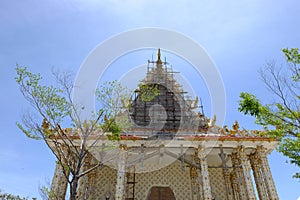 Renovate at Wat Pa Lelai Worawihan (Pa Lelai Worawihan Temple) - Suphanburi