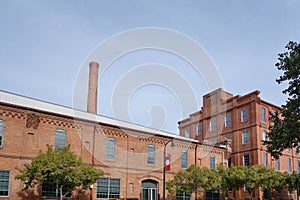 Renovated downtown Durham tobacco warehouses photo