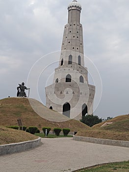 Tallest victory tower in India - Fateh burj, Punjab. photo