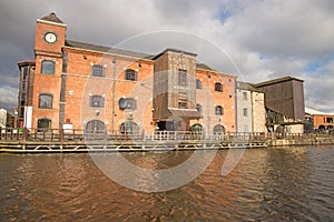An renovated Victorian warehouse at Wigan Pier