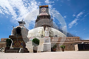 Renovation of the Bodnath Stupa