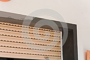 Renovation of a house facade