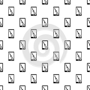 Renovation phone pattern vector