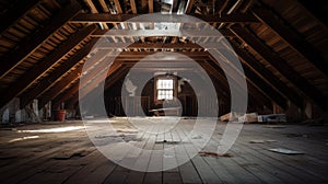 Renovation Project: Capturing The Nostalgic Charm Of An Empty Attic photo