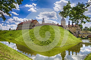 Renowned Nesvizh Castle on The Hill as a Profound Example of Medieval Ages Heritage