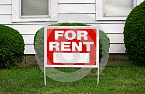 FOR RENT sign photo