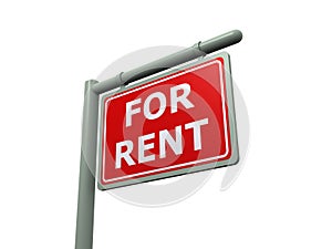 For rent sign