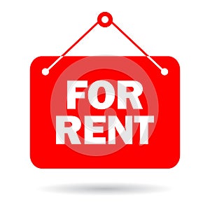 For rent sign