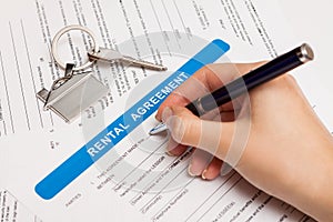 Rental agreement form