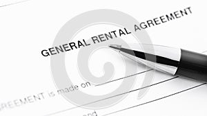 Rental agreement form application